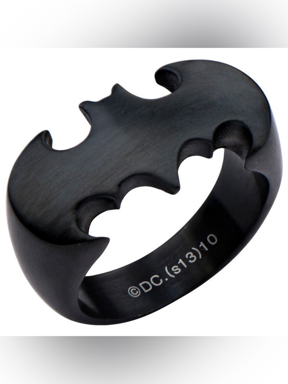 Black Stainless Steel Batman Ring | NWT | comes with original box | multiple sz